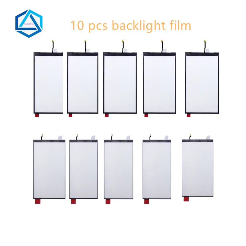 10pcs Backlight Plate Film Flex Cable Ribbon For iPhone 5 5s 5c SE 6 plus 6s plus LCD Screen Display BackLight Film Repair Parts