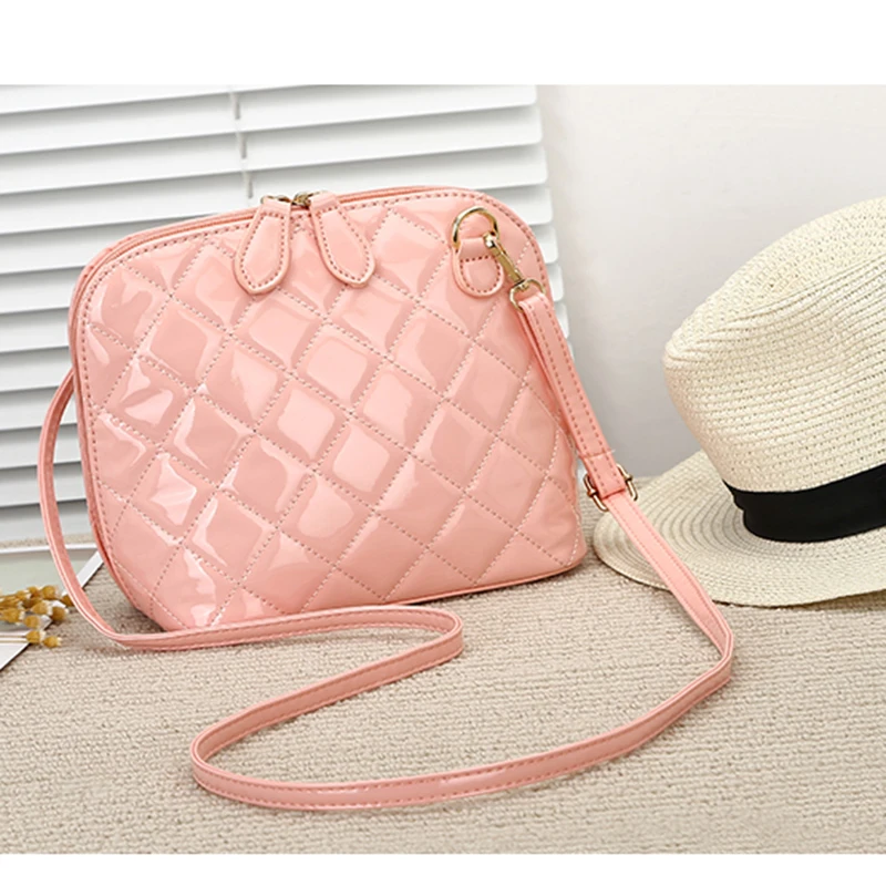 pink Yufang основа посылка Для женщин Мода Мини щитка сумка из искусственной кожи Малый Для женщин сумка Классический Стиль Женский Сумка - Цвет: pink