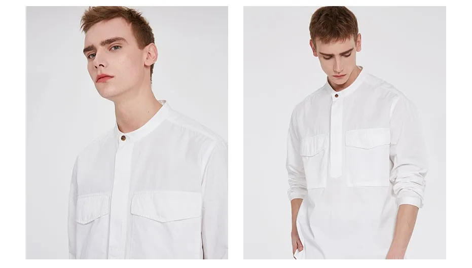 Markless Модная хлопковая рубашка Для мужчин; брендовая одежда M-XXL Твердые Цвет Рубашки домашние муж. Camisa masculina CHEMISE Homme csa8504m
