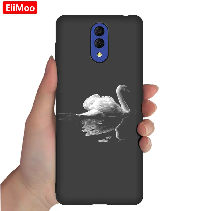 EiiMoo Soft TPU Silicone Case Cover For Alcatel 3L Case 5039 5039D Cute Cartoon Phone Back Coque For Alcatel 3L Case - Цвет: 21