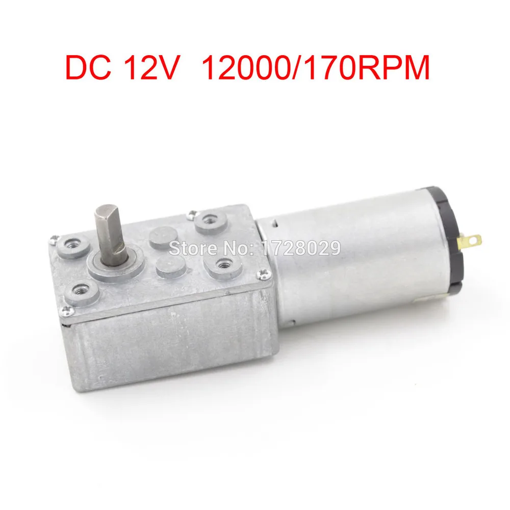 70JSX69-395 DC12V 12000/170 об/мин сокращение червячный Шестерни коробка двигатель 12В высокого качества