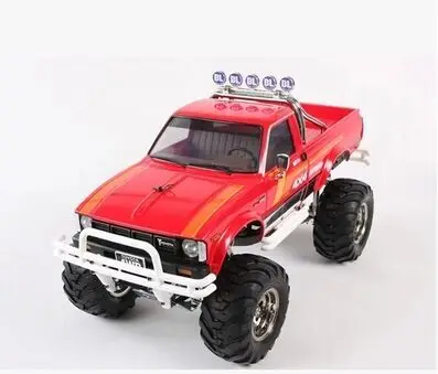 Металлическая рулонная клетка w/led Light Tamiya 1/10 масштаб Monster HSP HPI пикап Toyota Hilux Highlift