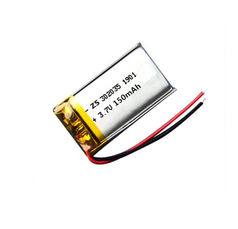 1 шт 3,7 V 150mAh 302035 032035 PLIB полимерный литий-ионный Литий-ионный аккумулятор для blue tooth, gps, mp3, mp4, игрушка, динамик