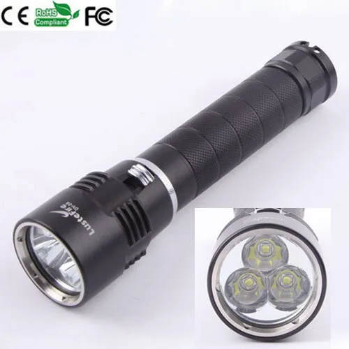 

3xCree L2 U2 100m LED Diving Flashlight 4500Lm Underwater Flashlight Diving Lamp torch for26650battery