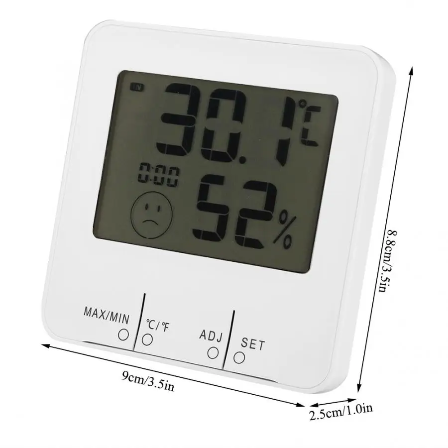 Stainless Steel Water Milk Thermometer Tools Household Thermometers Multifunctional Digital Temperature Humidity Meter