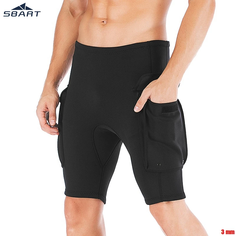 Sbart 3 mm neoprene Diving shorts Freediving spearfishing snorkel