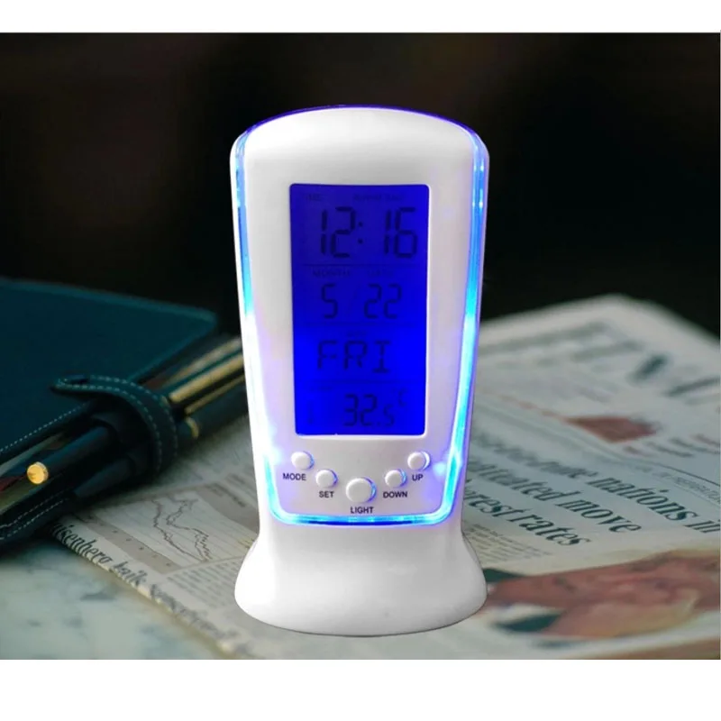 

Led Digital Clock Despertador Desk Clock Bedside Alarm Clock Electronic Watch Square Gift For Kids