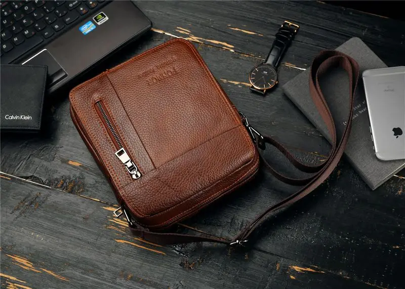 Бренд натуральной кожи Для мужчин сумки небольшие Crossbody сумки для Для мужчин Путешествия коровьей Сумки Bolsos Mujer телефон Для мужчин Курьерские сумки CJ346