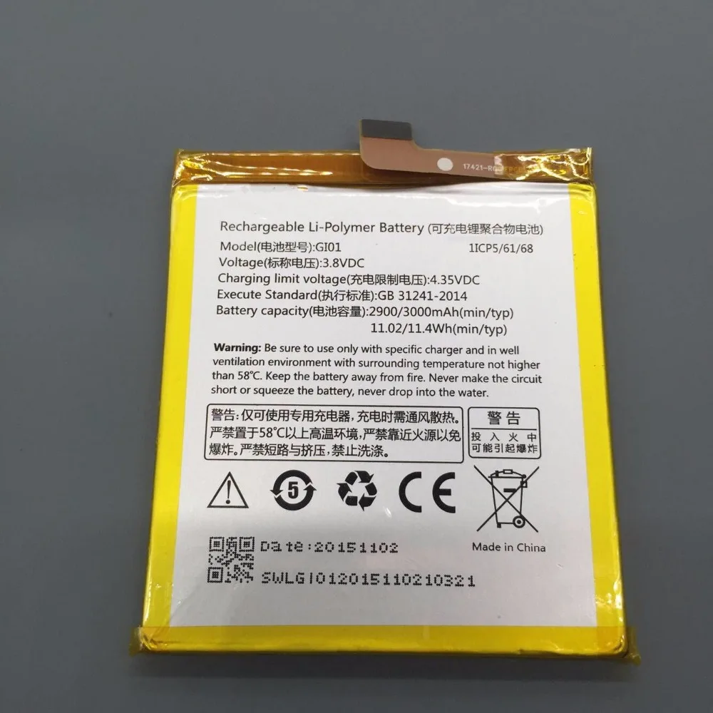 

NEW GI01 Battery For Gigaset ME GS55-6 Batterie Bateria Accumulator 3000mAh battery
