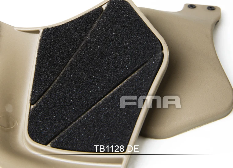FMA пластиковые боковые крышки с подушечкой шлем аксессуары TB1128-BK