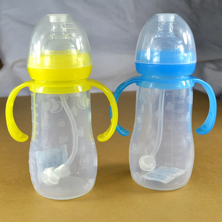 Cute Baby Bottle Infant Newborn Cup Children Learn Feeding Drinking