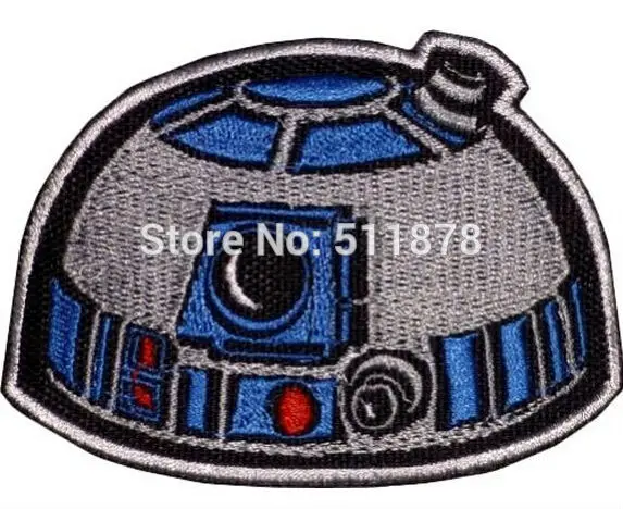 R2D2 вышитый патч для лица C3PO Luke Дарт Вейдер Империя Rebel Robot Star Wars 7 VII The Force Awakens фильм ТВ термоклейкий значок