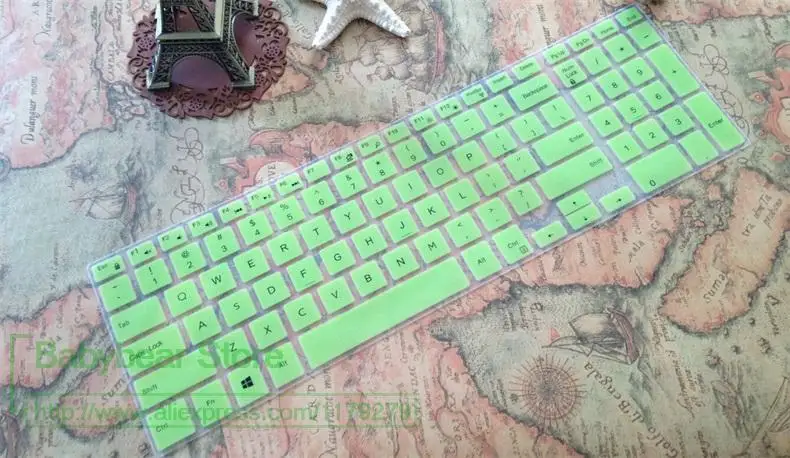 Клавиатура Защитная крышка из термопластичного полиуретана(15,6 Для acer Aspire E5-511G E15 Es1-512 Vn7-791G Extensa 2508 Es1-531 Ex2519 Ek-571G - Цвет: green