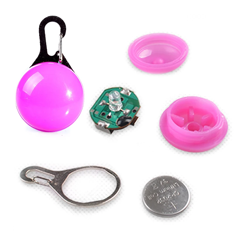 LED Flashlight Dog Cat Collar Glowing Pendant Night Safety Pet Leads Necklace Luminous Bright Decoration Collars For Dogs Dog Collar Pet Collar Pet Necklace