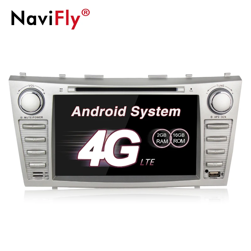 

Free shipping! Navifly android Car multimedia Player Navigation GPS DVD for Toyota camry 2008-2011 with 4G wifi bluetooth radio