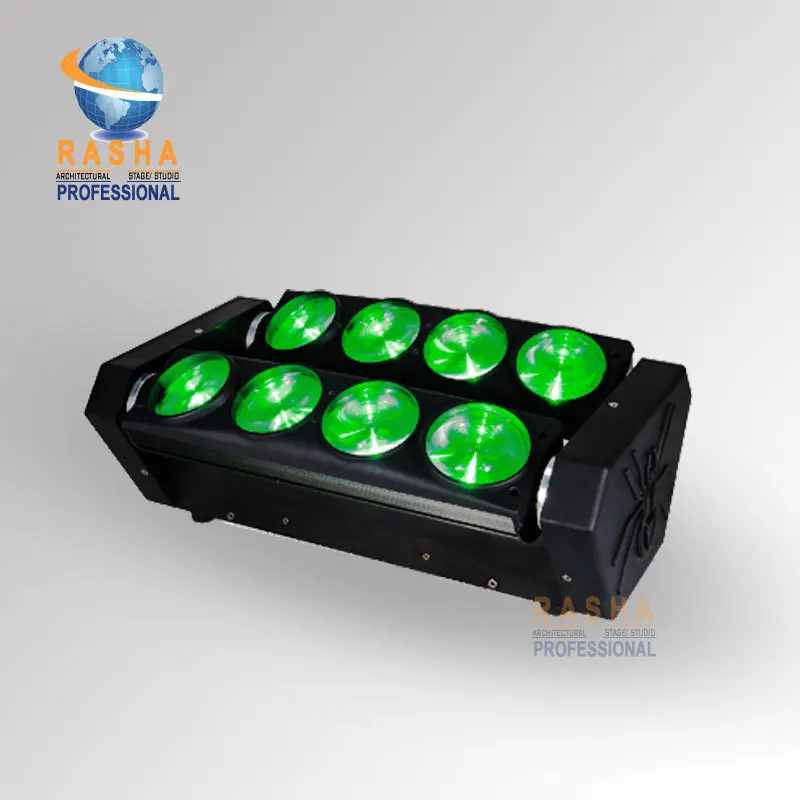 

New Arrival ADJ Dual Head 8pcs*10W 4in1 RGBW Color LED Pixel Moving Head Beam Bar Light,Moving Head Bar,Spider LED Effect Light