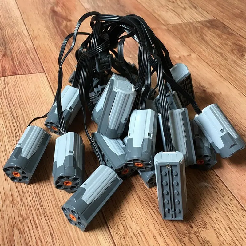 

Legoing Technic Power Functions Set Servo Train Motor Receiver Battery Box Switch Remote Controller LED Light Blocks Accessories