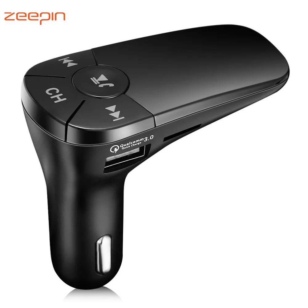ZEEPIN T10 FM передатчик Bluetooth гарнитуры Car Audio Беспроводной MP3 плеер стерео радио