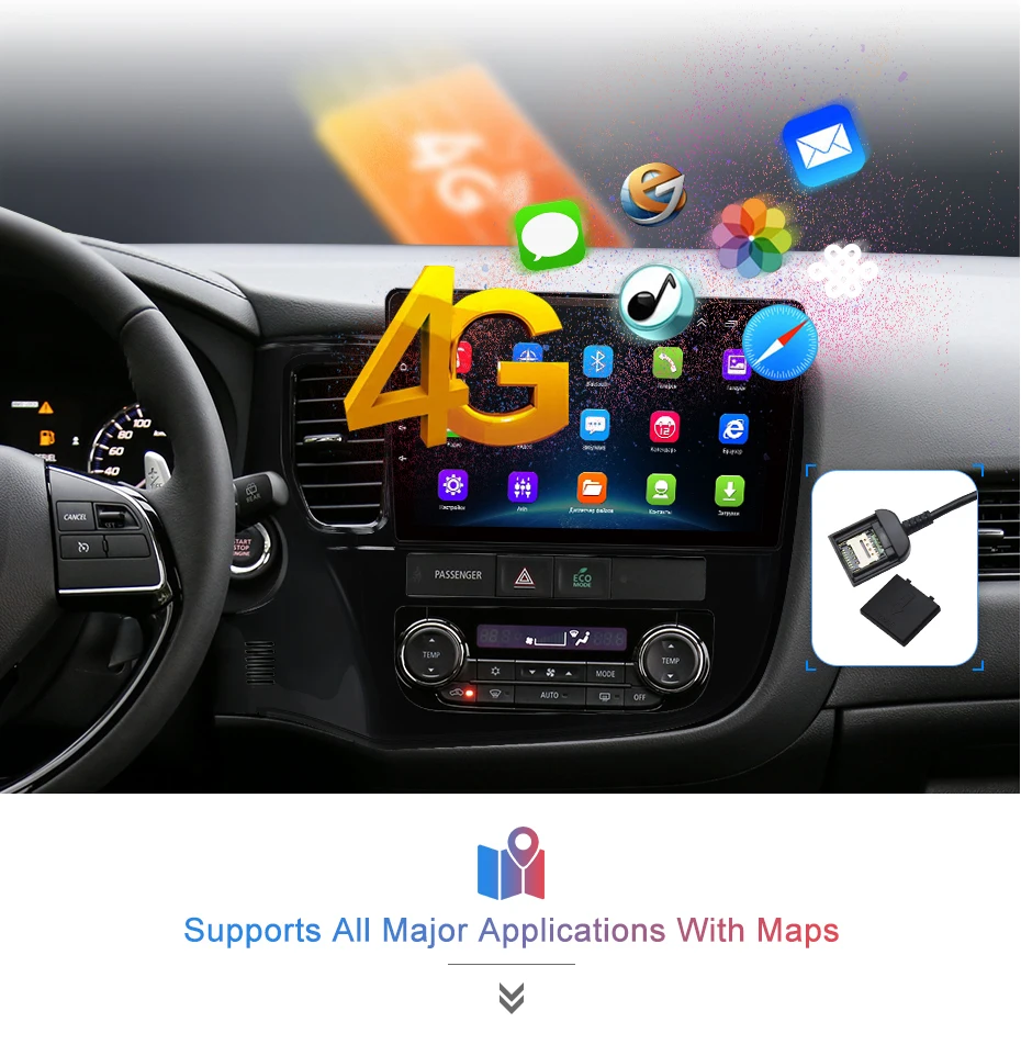 Flash Deal AWESAFE 2 din Android 8.1 Car DVD Player GPS for Mitsubishi Outlander 3 2012 2013 2014 2015 2016 2017 2018  Car Stereo Radio 6