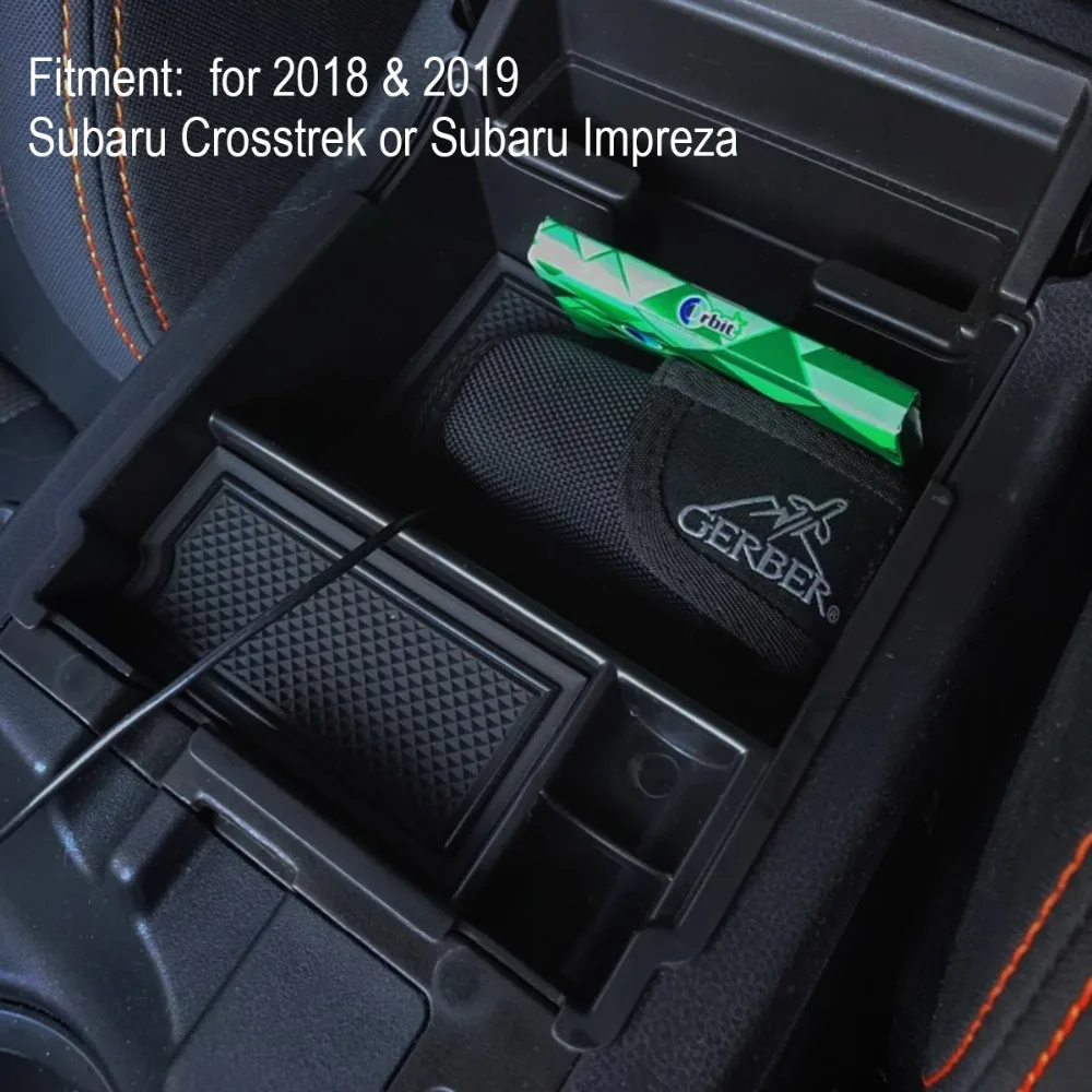 Подлокотник Impreza органайзер для Subaru Crosstrek Impreza центральная консоль Органайзер лоток для Subaru бардачок для хранения