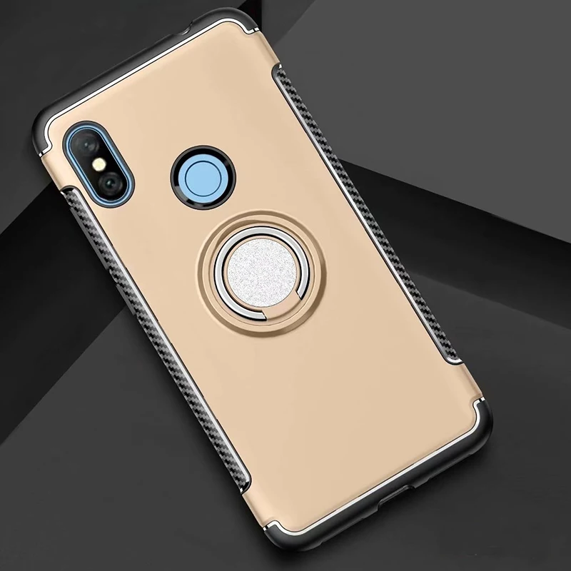 Роскошный бронированный металлический чехол для XiaoMi Redmi Note 7, противоударные крышки для Xiaomi Redmi Note 6 Pro, чехол s, держатель для телефона Redmi 7