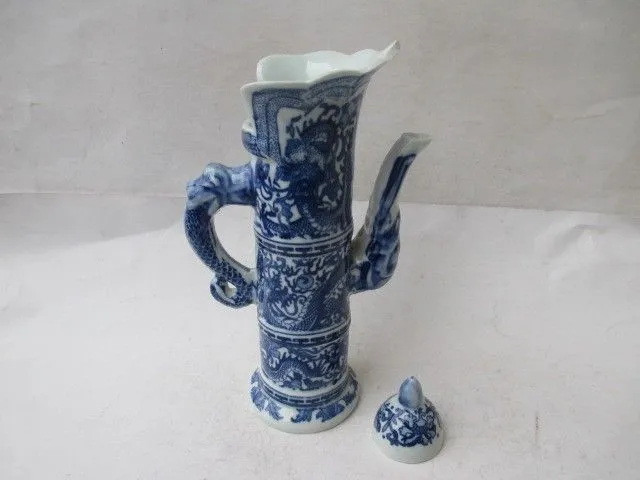 Древний китайский длинный рот керамический чайник longfeng