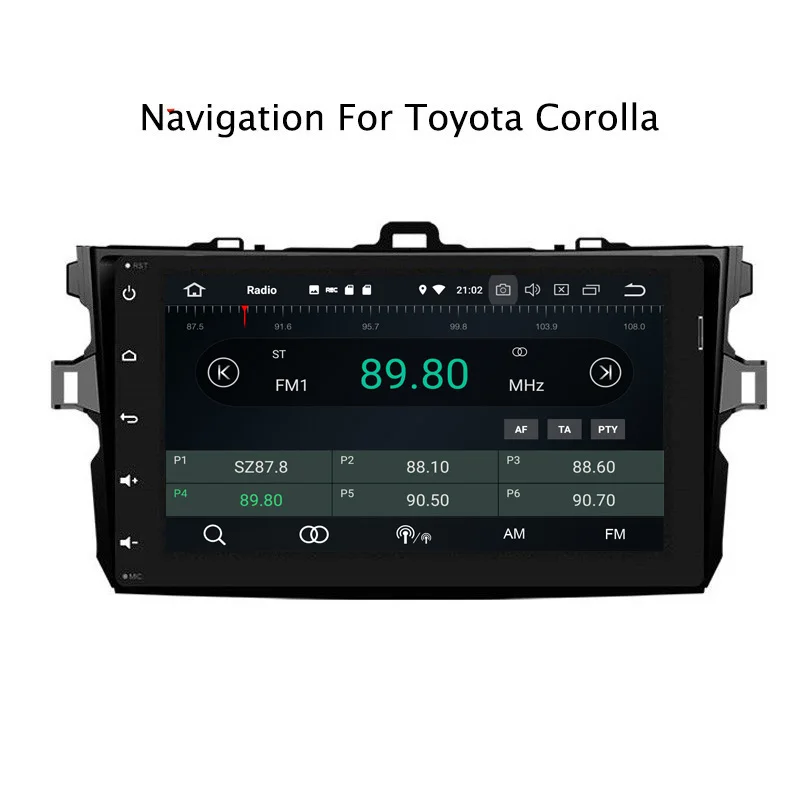 " 4G ram 32G rom Восьмиядерный Android 8,0 автомобильный DVD gps для Toyota Corolla 2007 2008 2009 2010 2011 2013-автомобильный стерео радио