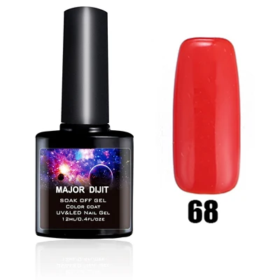 Основные Dijit 12 МЛ гель лак Перл Цветной Гель Для Ногтей Nail Art Salon УФ ногтей Гель-Лак Soak Off Gel Лак Для Ногтей Сухой С УФ-Лампы варн - Цвет: 68
