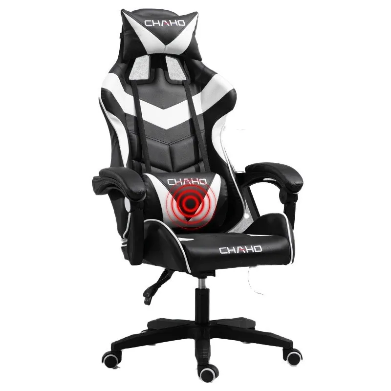 Высокое качество Live Gaming Office Silla Gamer Boss Esports кресло массажная подушка Эргономика Синтетическая кожа бытовые стальные ножки