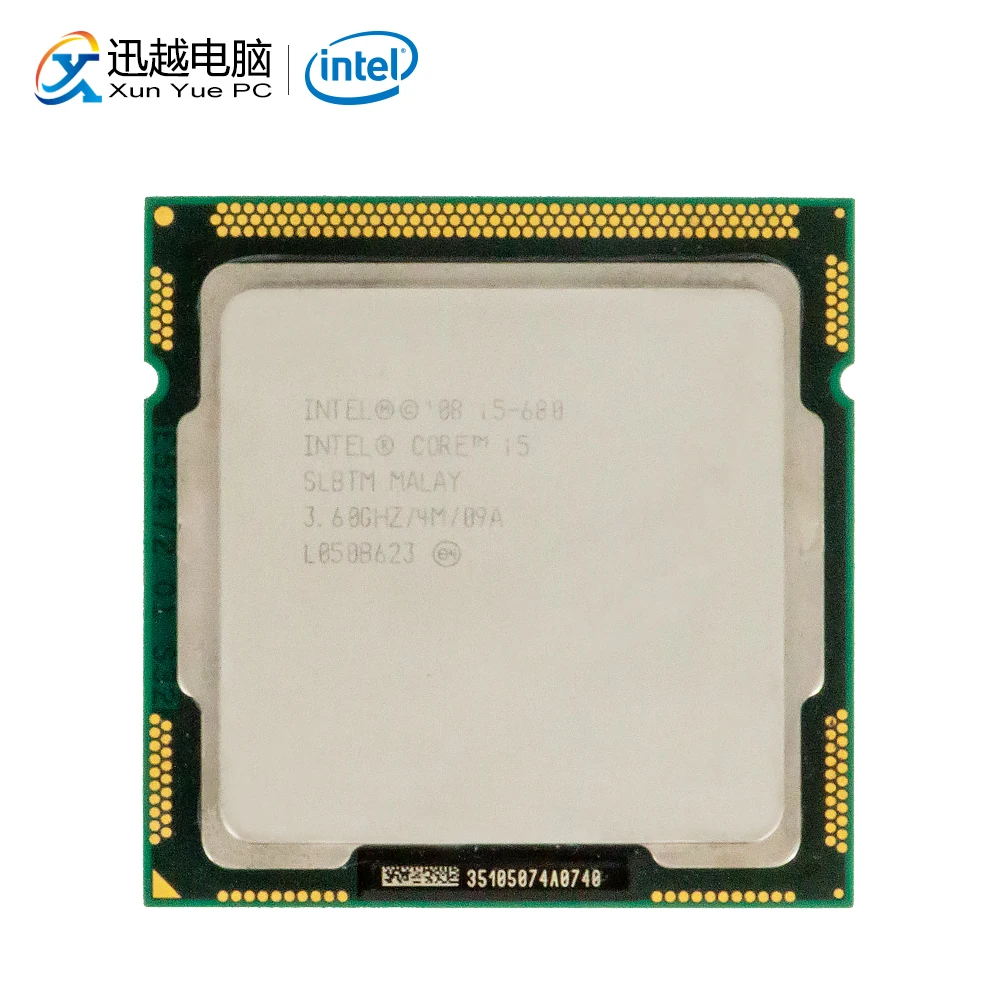 Процессор Intel Core i5 680 для настольных ПК i5-680 двухъядерный процессор 3,6 ГГц 4 МБ L3 кэш LGA 1156