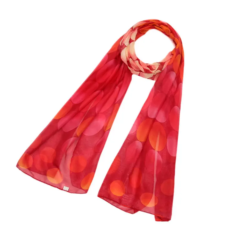 Fashion Women Long Soft Wrap Scarf Ladies Shawl Chiffon Dot handkerchief women's scarves handkerchief hijab scarf 40FE2803