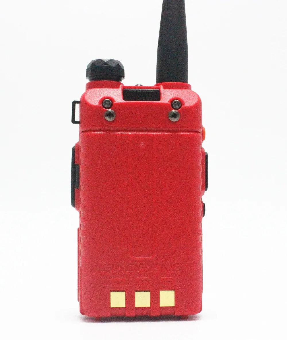 2-PCS BAOFENG uv-5re+ Плюс двухстороннее Радио красный двухдиапазонный любительского Двухканальные рации 136-174 и 400- 520 мГц Радио S с бесплатной доставкой