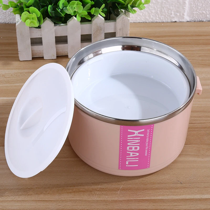 1-4 Layer Portable Stainless Steel Lunch Box Food Container Dinnerware Set Thermo Insulated Lunchbox Plastic Bento Box Leakproof