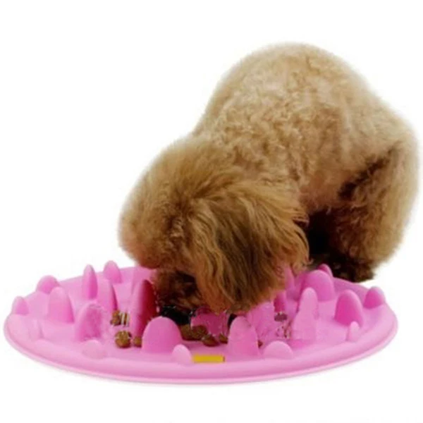 Pet Food Bowl Interactive Feeder Digestion Puzzle Bowl Slow Food Bowl