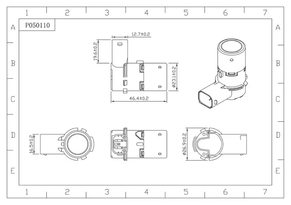 1X43-15K859-BA PDC/парковка Сенсор для FORD EXCURSION (01-05), для FORD EXPEDITION (02-), 4 шт. в партии