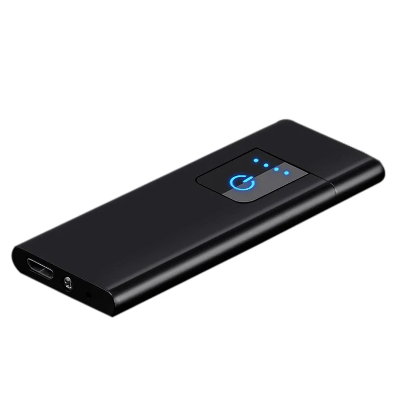 Электрический USB Перезаряжаемый беспламенный Тесла катушки сигареты двойной зажигалка - Цвет: as shown