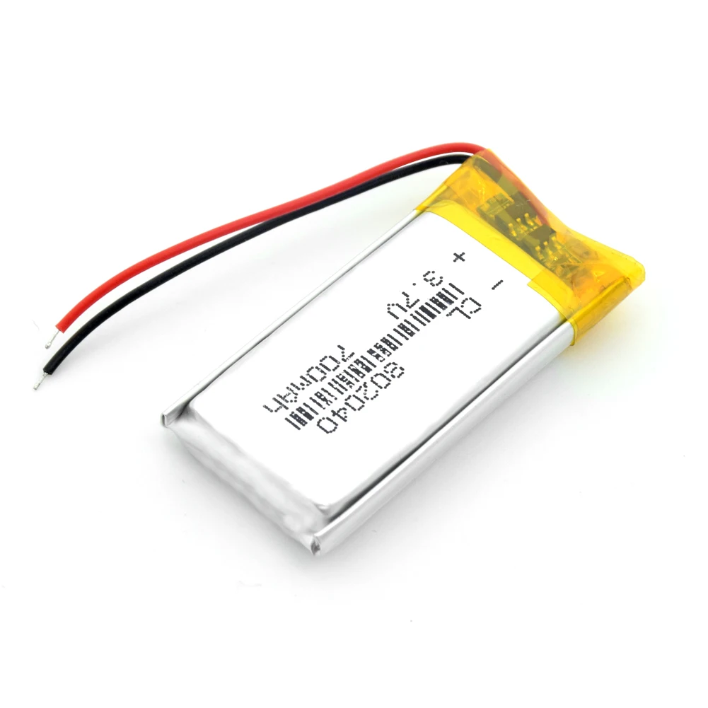 Перезаряжаемые литий-полимерные батареи Li-Po Замена 3,7 V 700mAh 802040 батарея для диктофона MP3 MP4 светодиодный светильник