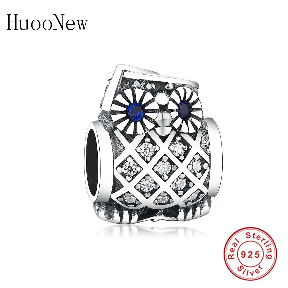 HU0307 925 пробы Серебряный чайник бусины "Улыбка" подходят к оригиналу Pandora очаровательный браслет осенние украшения браслет подарок Pulsera Berloque DIY - Цвет: HU0307