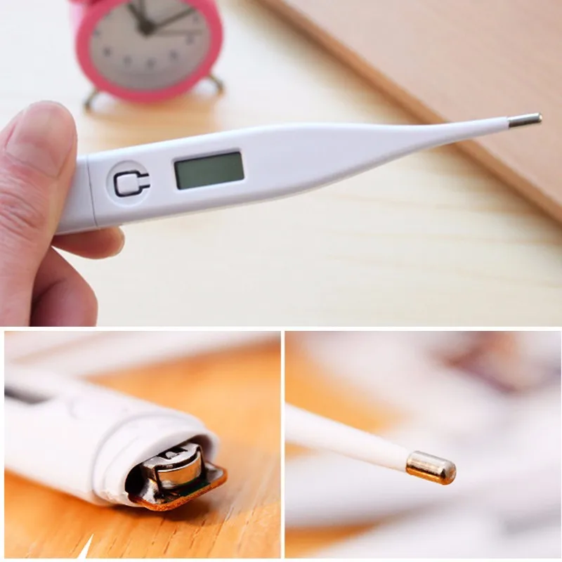Kid Baby Body Temperature Adult Heating Fever Measuring LCD Digital Thermometer Electronic