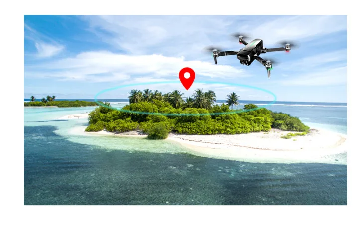 GPS Дрон с камерой 4K и бесщеточным двигателем следуй за мной|Радиоуправляемые