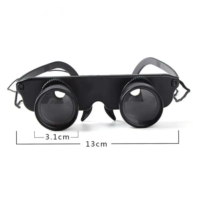 Модные очки Телескоп бинокль лупа глаз носить поляризованные солнцезащитные очки для просмотра Футбол Спорт Рыбалка Путешествия BB55