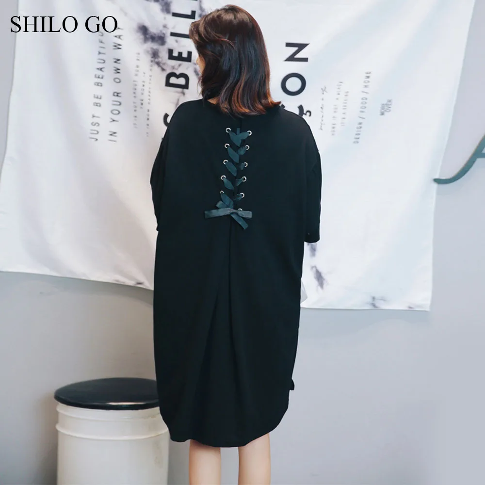SHILO GO платье женское летнее модное лаконичное Повседневное платье с круглым вырезом и коротким рукавом повседневное свободное винтажное регулируемое сексуальное платье серого цвета
