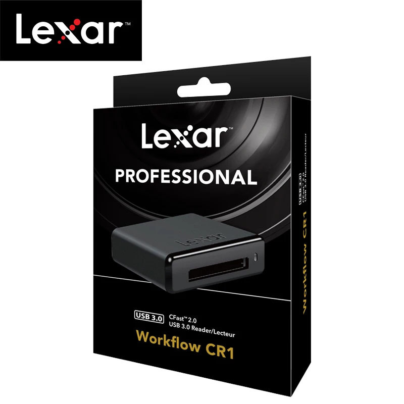 Lexar распродажа ограниченная по времени карта USB ридер CR1 CFast2.0 Кардридер высокоскоростной Usb3.0 Профессиональный рабочий процесс