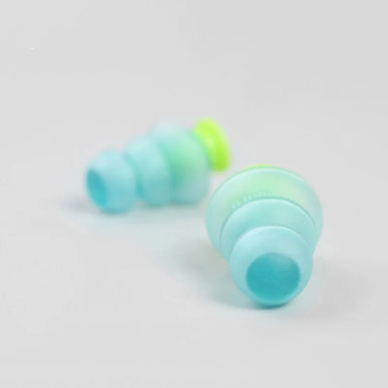 1 Pair Noise Cancelling Earplugs Silicone Hearing Protection Earplug for Learning Sleeping Working TK-ing