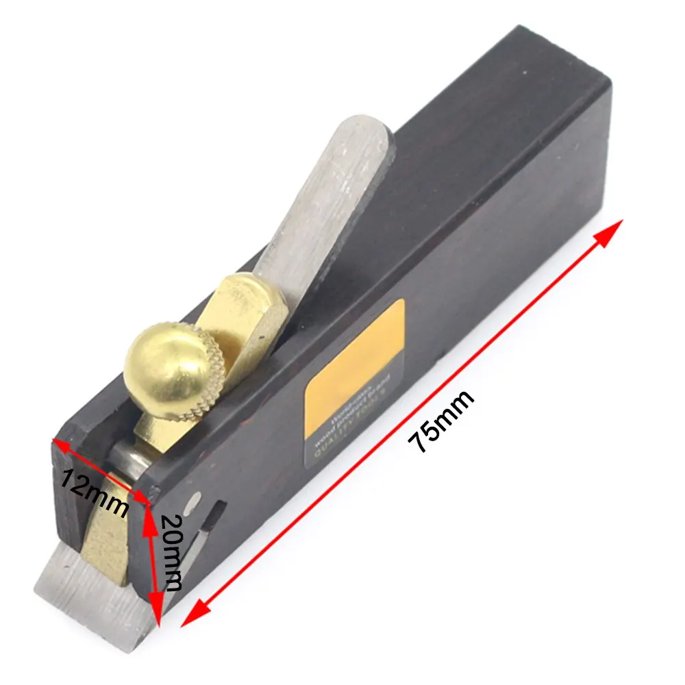 Черный Мини Деревянный Ручной рубанок прост в использовании эбеновый деревообрабатывающий инструмент прочный угол Резьба самолет инструмент изготовление скрипок инструмент плотника