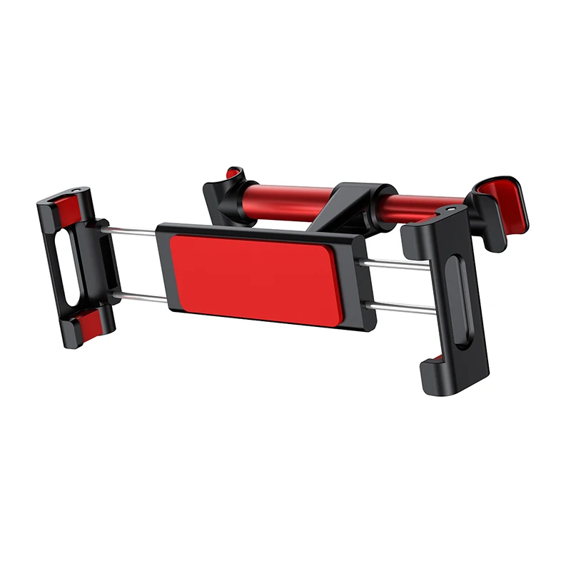 Black Red Baseus крепление на заднее сиденье планшет автомобильный держатель для iPad Air Mini Pro заднее сиденье автомобильная подставка для телефона для iPhone Xs Max X samsung - Цвет: Black Red