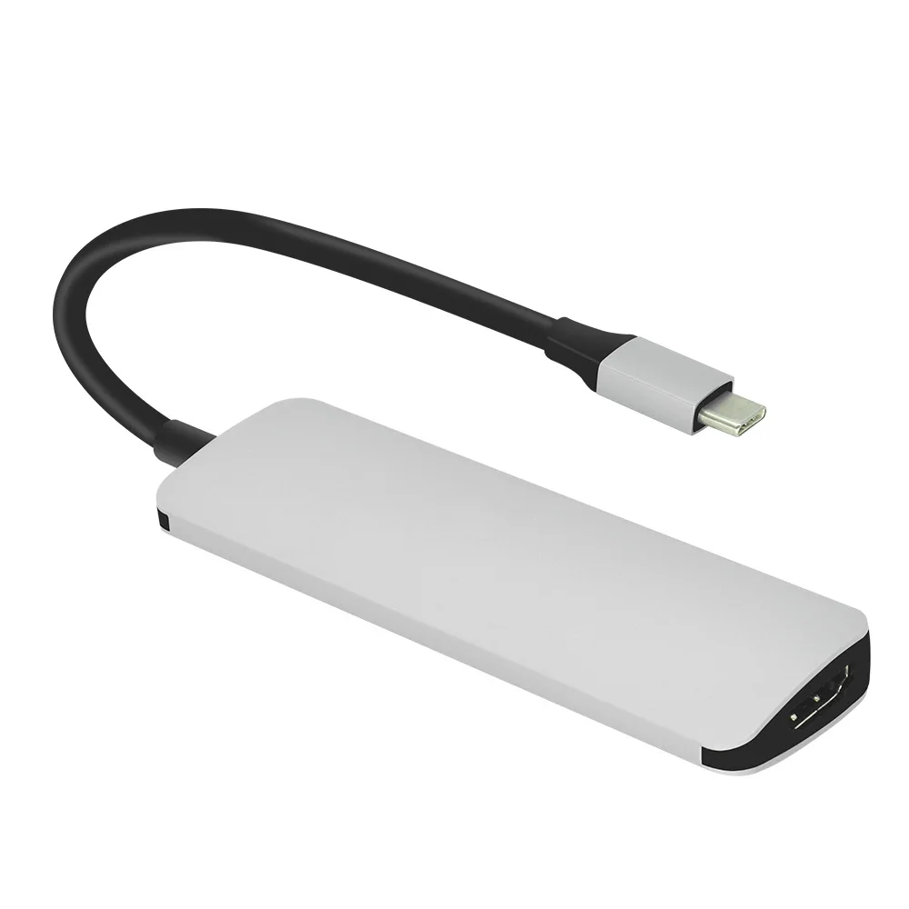 Тип-c док-станция для Тип c к HDMI концентратор с кард-ридер кабель-Переходник usb c на usb 3,0 адаптер macbook usb hub для huawei P30