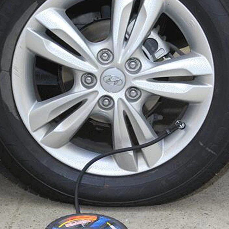 Portable Car Air Pump Auto Electric Air Compressor Tire Inflator Emergency With Ec5 Car Jump Starter Power Connector