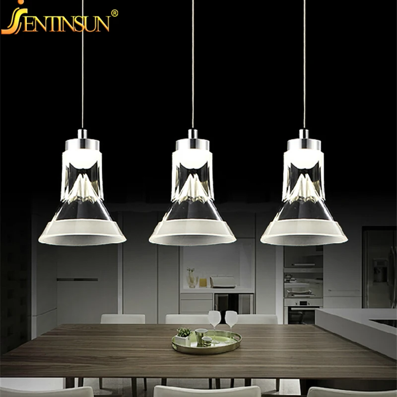 Wholesale New European 3 Lights Aluminum Alloy White Color Modern Pendant Lamp Lighting Fixture For Dinning Room Chandelier