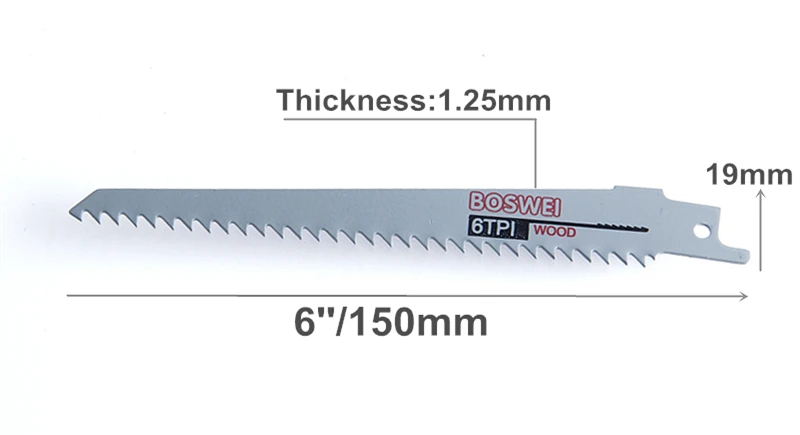 YIWEI 5 шт. поршневые пильные диски 6 ''/150 мм лобзик S644D для резки древесины Деревообрабатывающие инструменты